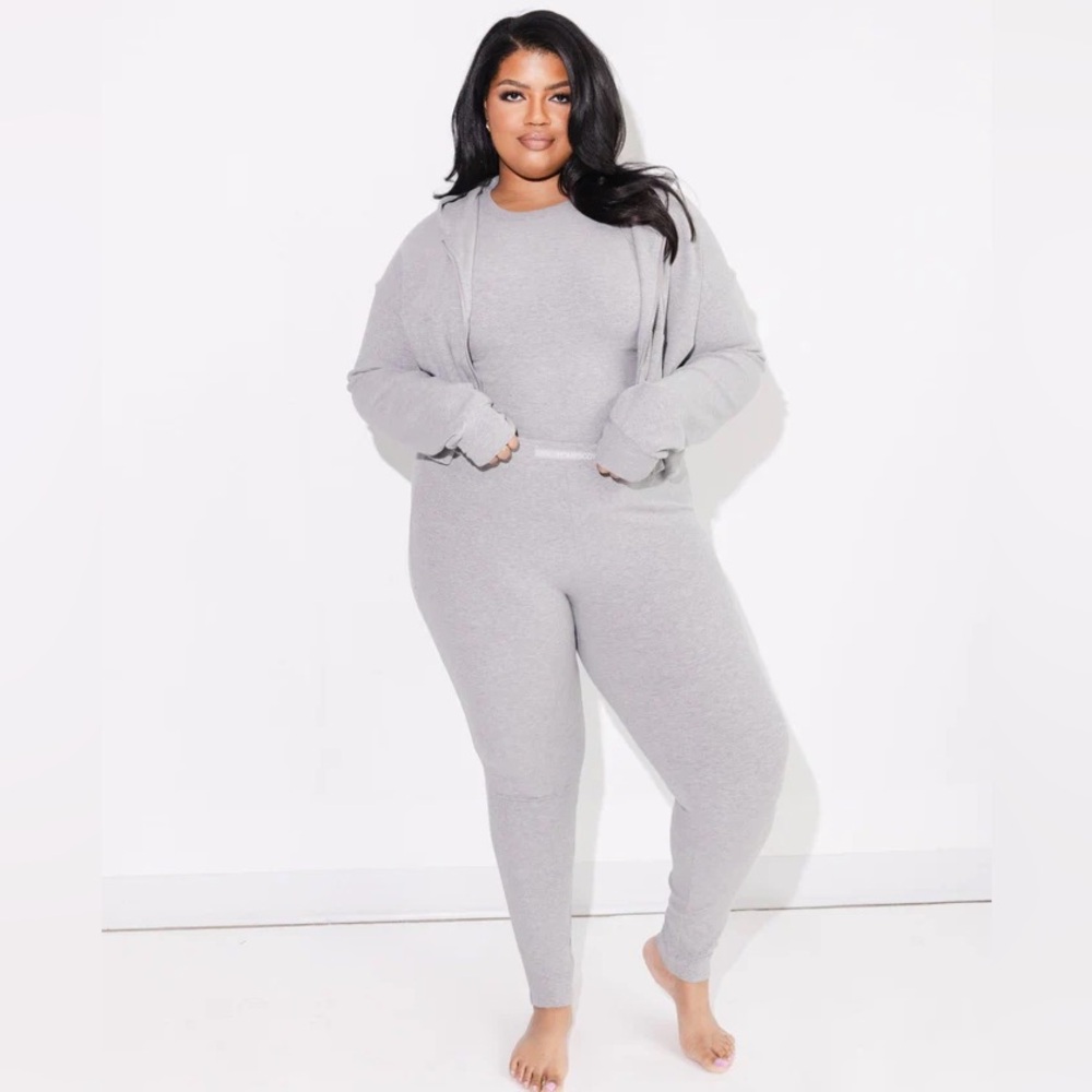 Fancyhomebody Signature Ribbed Hoodie Set